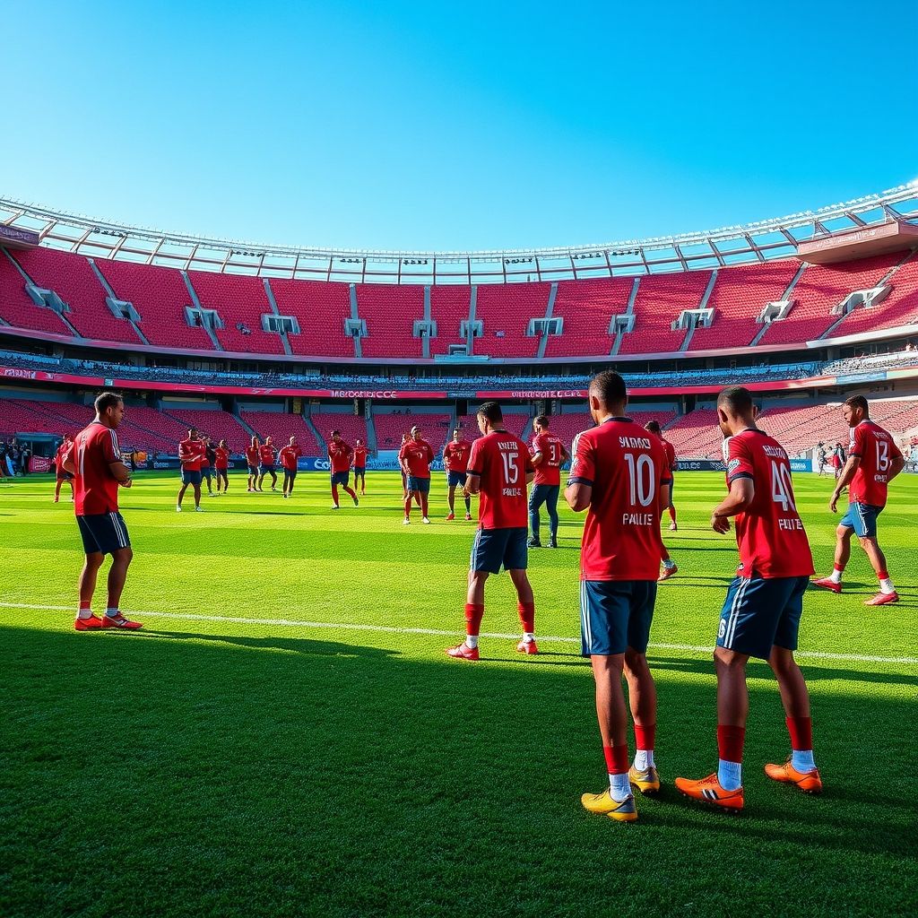 米乐m6平台-摩洛哥瓦赫达赛前训练公开，备战世俱杯冲刺